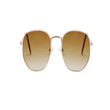 Imagem de Óculos De Sol Uva Hexagonal Marrom - Palas Eyewear