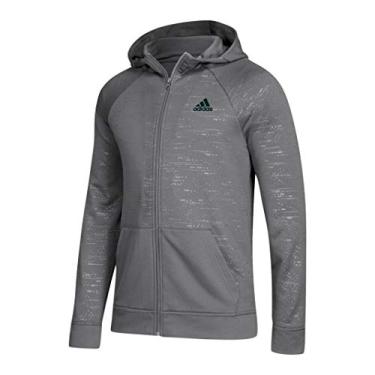 Imagem de adidas Jogo de tiro elétrico de manga comprida de basquete para meninos, Cinza, cinco, PP