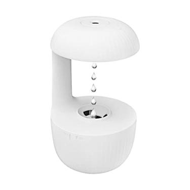 Imagem de Gralara Umidificador de ar portátil 600ml tanque de água com antigravidade gota de água desligamento automático de gota umidificador pessoal para