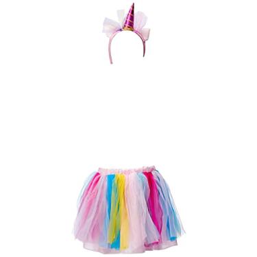 Imagem de Fantasia Kit Saia e Tiara Unicornio Infantil 955073 G