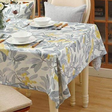 Imagem de toalha de mesa para mesa retangular limpe impressão design toalha de mesa resistente a manchas à prova de mofo árvore de afiação 130 × 180cm