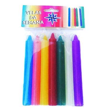 Imagem de Velas Coloridas da Semana 12cm