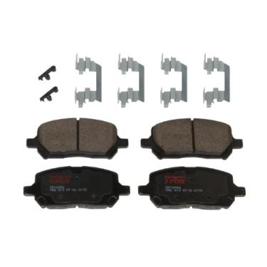 Imagem de TRW Conjunto de pastilhas de freio a disco TPC0956 para Chevrolet Cobalt: 2005-2010 e outras aplicações frontal, preto