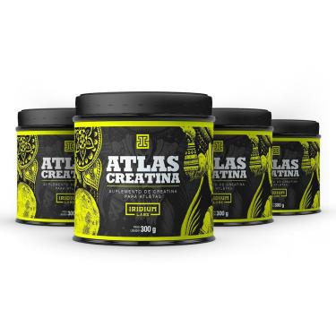 Imagem de Kit 4x Atlas Creatina 300g - Iridium Labs-Unissex