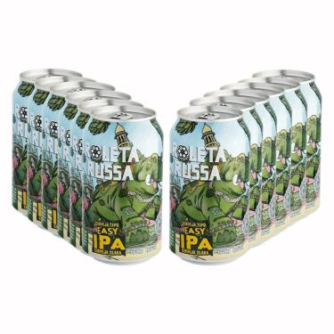 Imagem de Pack 12 cervejas Roleta Russa Easy Ipa 350ml lata