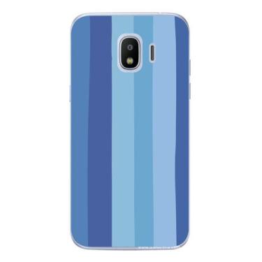 Imagem de Capa Case Capinha Samsung Galaxy  J2 Pro Arco Iris Azul - Showcase