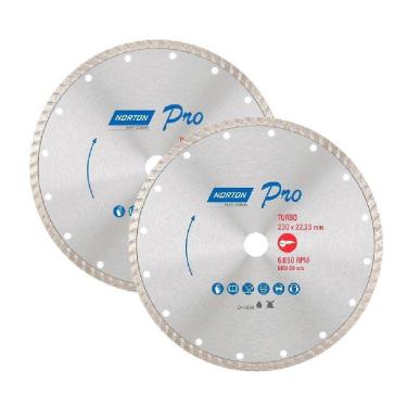 Imagem de Disco de Corte Diamantado 9 POL com 2 Unidades NORTON