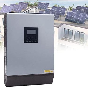 Imagem de Inversor Híbrido Solar De 2400w/4000w Inversor De Energia Solar E Eólica, Inversor De Onda Senoidal Pura Híbrido De Alta Frequência Com Controlador De Carga Solar Mppt, Proteções Contra Curto-circ