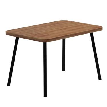 Imagem de Mesa de Jantar Retangular Stellar Carraro (Nogal e Preto, 4 Lugares)