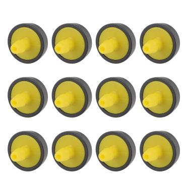 Imagem de METALLIXITY Gotejador de compensação de pressão, (5 galões por hora) 20 peças, emissores de gotejamento de irrigação de plástico - para regar plantas de gramado de jardim, amarelo