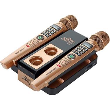 Imagem de 2020 Magic Sing E5+ 5145 Tagalog English Songs + WiFi Karaoke Dois Microfones Sem Fio 12K Inglês +1 Ano Assinatura para Tagalog Hindi Espanhol Russo Vietnamita Japonês Coreano Músicas e Mais