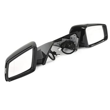 Imagem de Espelho de porta elétrica 2218100576 Substituição de sinal de seta dobrável para Benz S Class W221 07‑13, aquecimento elétrico, dobrável elétrico, memória, seta, luminária de piso, Plug and Play