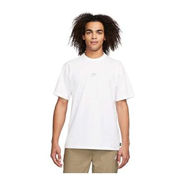 Imagem de Nike Camiseta masculina esportiva premium Essentials, Branco/preto, G