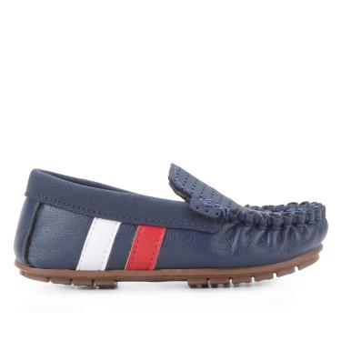 Imagem de Mocassim Infantil Molekinho Listras Masculino-Masculino