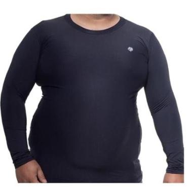 Imagem de Camisa Térmica Plus Size Masculina Proteção Uv 50+ Segunda Pele-Masculino