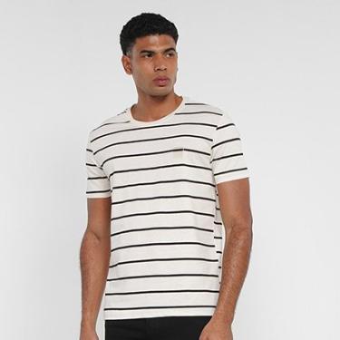 Imagem de Camiseta Calvin Klein Listrada Sustainable Masculina-Masculino