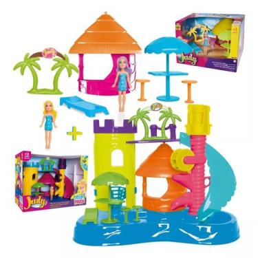 Imagem de Brinquedo Kit Park Aquático Da Judy Completo Com 2 Bonecas - Samba Toy