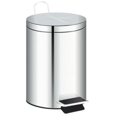 Imagem de Lixeira Inox 5L Com Pedal E Cesto Removivel