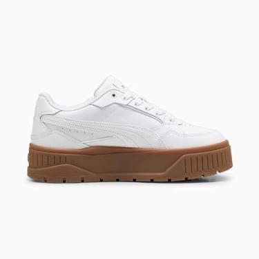 Imagem de PUMA Tênis feminino Karmen Ii Idol, Puma branco-puma branco-puma dourado, 38