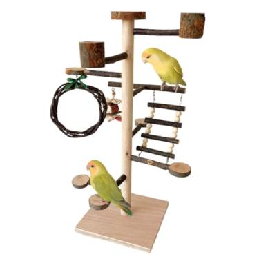 Imagem de Escada de escalada, brinquedo de academia, gaiolas de pássaros, suporte de brinquedo, gaiola, brinquedo de mastigar e moer