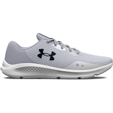 Imagem de Under Armour Tênis de corrida feminino Charged Pursuit 3, Cinza halo (101)/Preto, 5.5