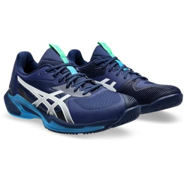 Imagem de Tênis Asics Velocidade e Estabilidade FF 3 Marinho e Branco