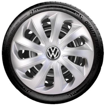 Imagem de Calota Velox Aro 14 Prata Vw Gol G1 G2 G3 G4 G5 G6 Fox Up - Elitte