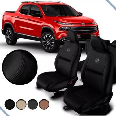 Imagem de Capa De Banco Couro Específica Fiat Toro 2016 / 2022 - ECO CAPAS, BEGE