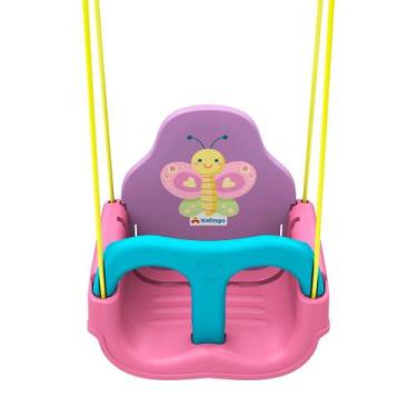 Imagem de Balanço Infantil Borboleta Até 23kg Cinto Segurança Xalingo