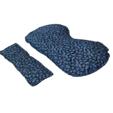 Imagem de Máscara Bolsa Olhos Térmica Erva Aromática Olheira + - Almofada De Grã