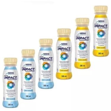 Imagem de Impact Nestlé Kit C/6 Frascos 200ML  (escolha o Sabor) - Nestlé Impact