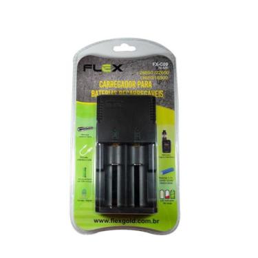 Imagem de Carregador Baterias 26650/22650/18650/18500 Flex Fx-C09 - Xcell