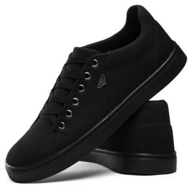 Imagem de Sapatênis Casual Masculino Sapatofran Sb Cano Baixo, Preto, 41