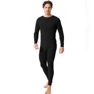 Imagem de Roupa Frio Intenso Conjunto Térmico Blusa + Calça Segunda Pele Pelinho