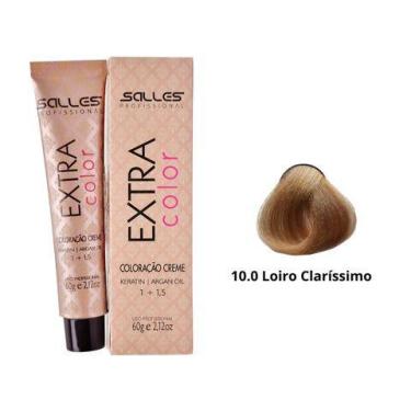 Imagem de Coloração Tintura Extra Color Salles Profissional 60g, 10.0
