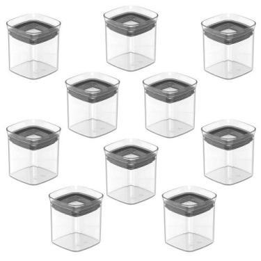 Imagem de 10x Porta Temperos Pote 150ml Organizador OU Block Hermético