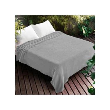 Imagem de Coberta Manta Microfibra Casal Soft Fleece Veludo Leve Macia Lisa Esta