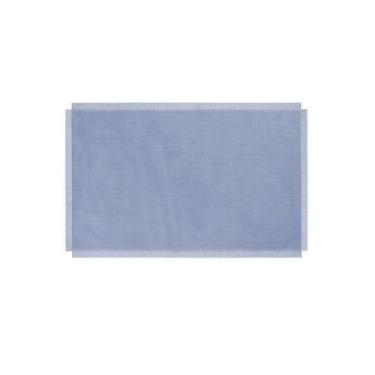 Imagem de Jogo Americano Retangular Chiara Franjas Avulso Jeans 30x45cm - Copa&a