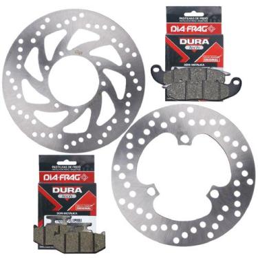 Imagem de Discos de Freio Xtz 250 Lander / Xtz 250 Teneré / Xtz 150 Crosser + Pa