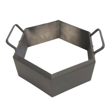 Imagem de Forma Fazer Bloco Sextavado 1 Bloco 17x4cm Lajotinha Piso - Fli Comérc