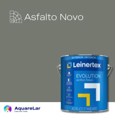 Imagem de EVolution Acrílico Leinertex Fosco 3,6L, ASFALTO NOVO, 3,6L