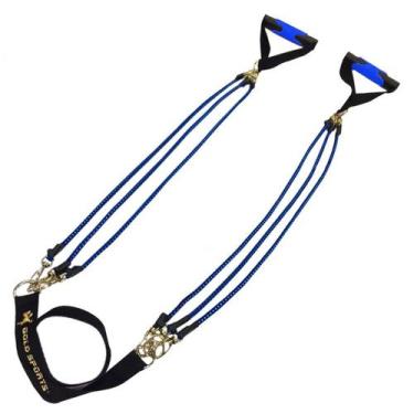 Imagem de Extensor Elástico Multi Regulagem Pedal Gold Sports, Único, Unissex, A