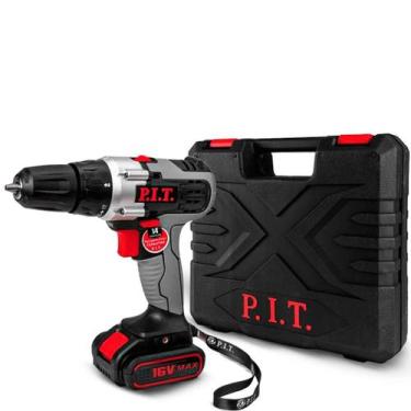 Imagem de Furadeira e parafusadeira a bateria 16v. psr16-c 127-220v - PIT