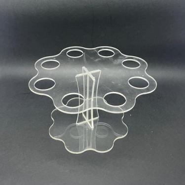 Imagem de Suporte Expositor Temaki Sorvete Acrílico Cristal 8 Cones Redondo Estr