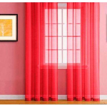 Imagem de Cortina Voil 5,00m X 2,80m Sem Forro Para Trilho Suiço - Chrisney Bord