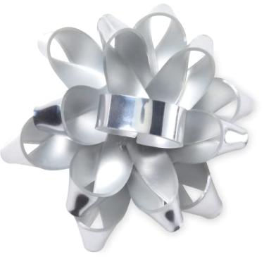 Imagem de Crocs Jibbitz Berloques para sapatos de férias | Jibbitz para Crocs, Laço de presente, prata, One Size