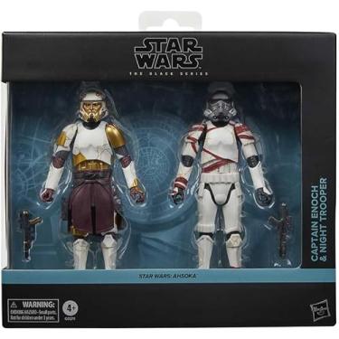Imagem de Star Wars The Black Series Captain Enoch & Night Trooper, Star Wars: Ahsoka Collectible 6 Inch Action Figure 2-Pack