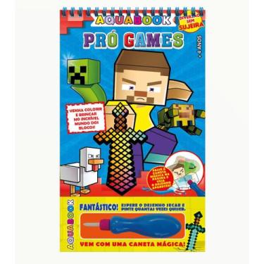 Imagem de Livro - Aquabook Pró-Games Minecraft