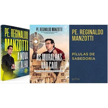 Imagem de KIT 3 LIVROS PADRE Reginaldo Manzotti A nova batalha + As muralhas vão