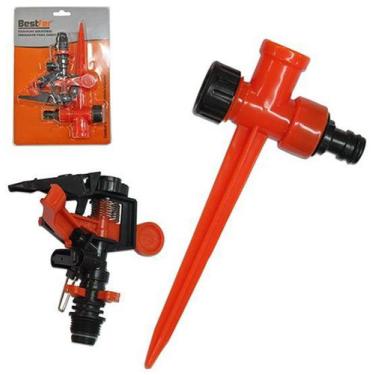 Imagem de Esguicho Giratorio Irrigador Com Jato Regulavel Para Jardim De Plastic